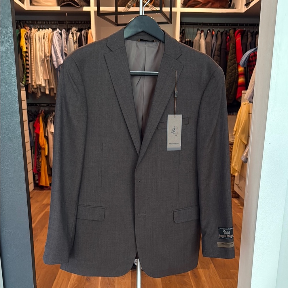Prontomoda Brown Blazer NWT